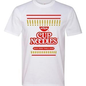 Nissin Cup Noodles Cup Lunch Graphic Fashion Tee Shirt T-Shirt